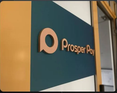 Интерьерная вывеска Prosper Pay