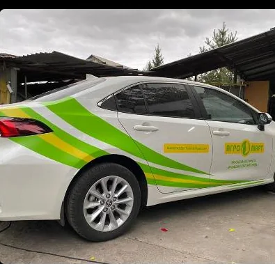 Реклама на легковых авто